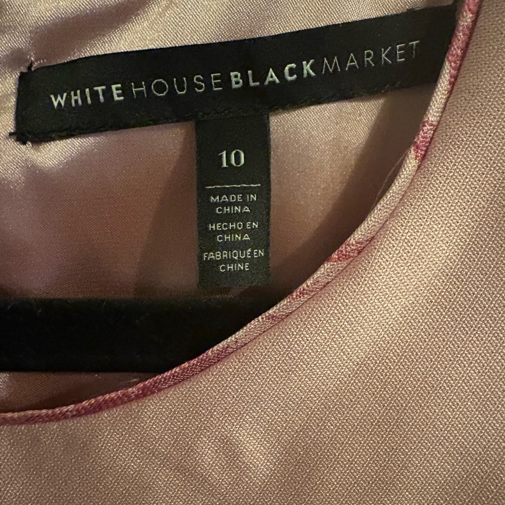 White House Black Market Pink Floral Kids Dress - Picture 3 of 3